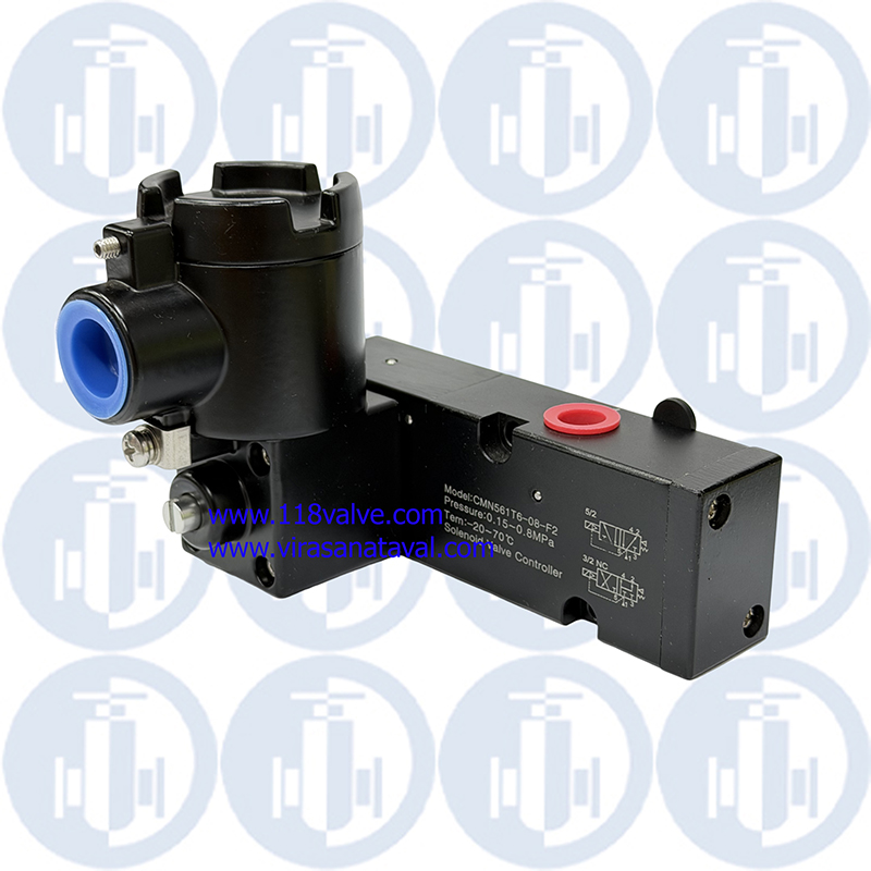 شیر برقی ضد انفجار (پنوماتیک AMERZON )